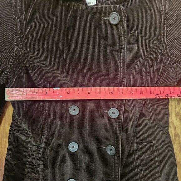 Sonoma Life+Style Corduroy Blazer Jacket Womens Size S Dark Brown Cotton Pockets - Picture 4 of 14